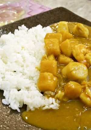 海老とカボチャのカレー-レシピのメイン写真
