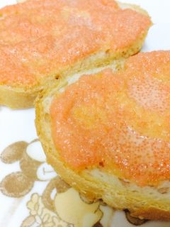 バターなし☆ヘルシー明太フランス-レシピのメイン写真