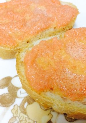 バターなし☆ヘルシー明太フランス-レシピのメイン写真