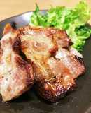 簡単に居酒屋気分♪カリカリ豚バラ串焼風
