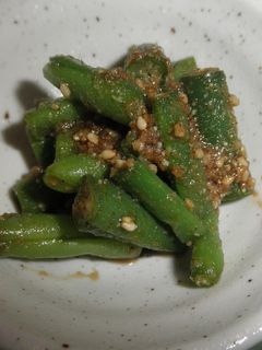 インゲンの胡麻和え-レシピのメイン写真