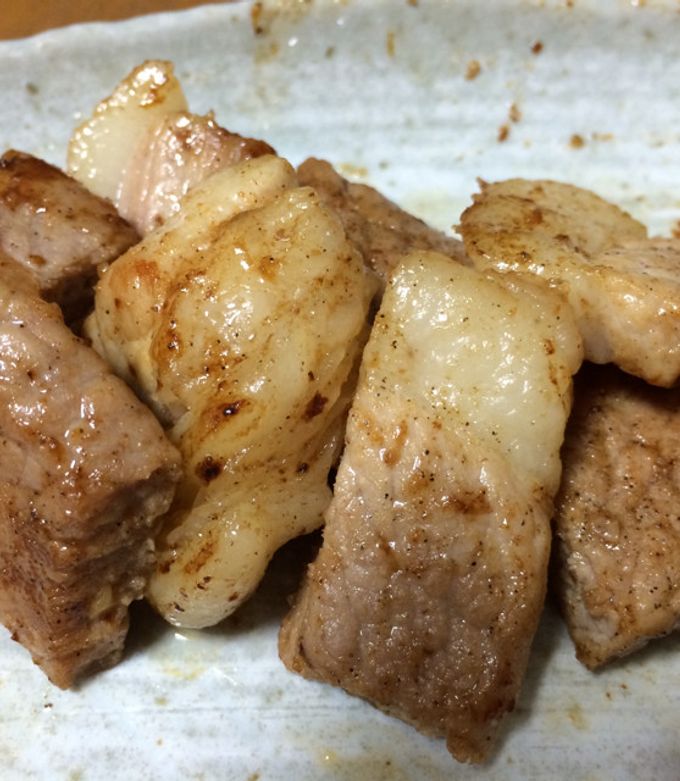 豚モモブロックで☆ひとくちトンテキ-レシピのメイン写真