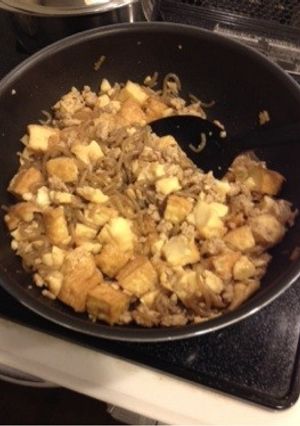 超簡単！厚揚げで作る和風麻婆豆腐-レシピのメイン写真