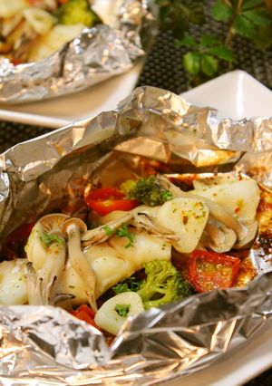 簡単おかず＊鱈と野菜のホイル焼き-レシピのメイン写真