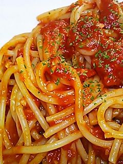 トマトソースパスタ◆にんにくタップリ!!-レシピのメイン写真