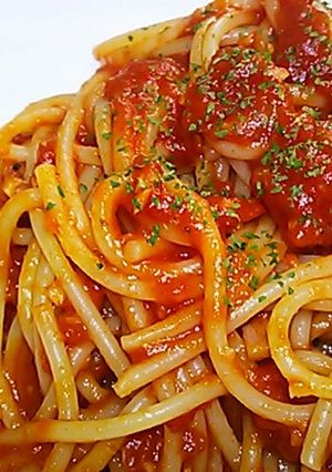 トマトソースパスタ◆にんにくタップリ!!-レシピのメイン写真