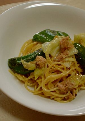 キャベツとツナのほっとサラダスパ-レシピのメイン写真