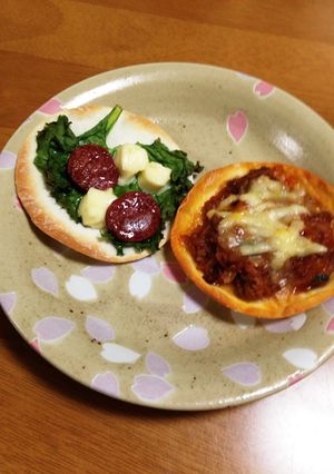 ギョウザの皮でピザ★(*^_^*)-レシピのメイン写真