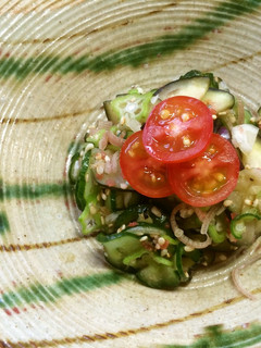 夏バテには負けないぞ!”夏野菜の梅和え”-レシピのメイン写真