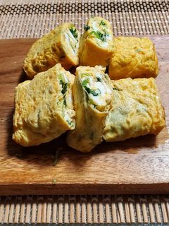 だし巻き玉子(三つ葉入り)-レシピのメイン写真
