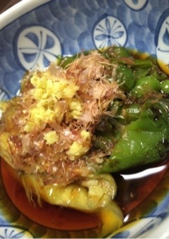 焼きナスとピーマンのおひたし-レシピのメイン写真