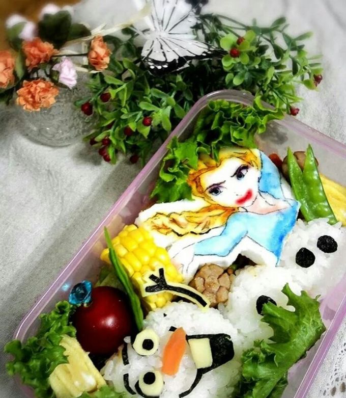 アナと雪の女王 キャラ弁-レシピのメイン写真
