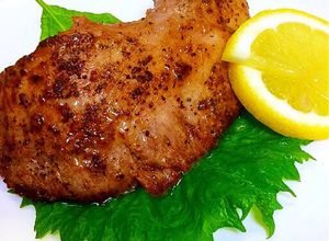 シンプルが旨いっ★マグロほほ肉のステーキ-レシピのメイン写真