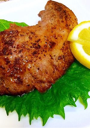 シンプルが旨いっ★マグロほほ肉のステーキ-レシピのメイン写真