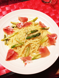 アスパラと生ハムのパスタ-レシピのメイン写真