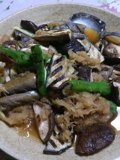 ダイエットにも★焼き野菜のみぞれ和え-レシピのメイン写真