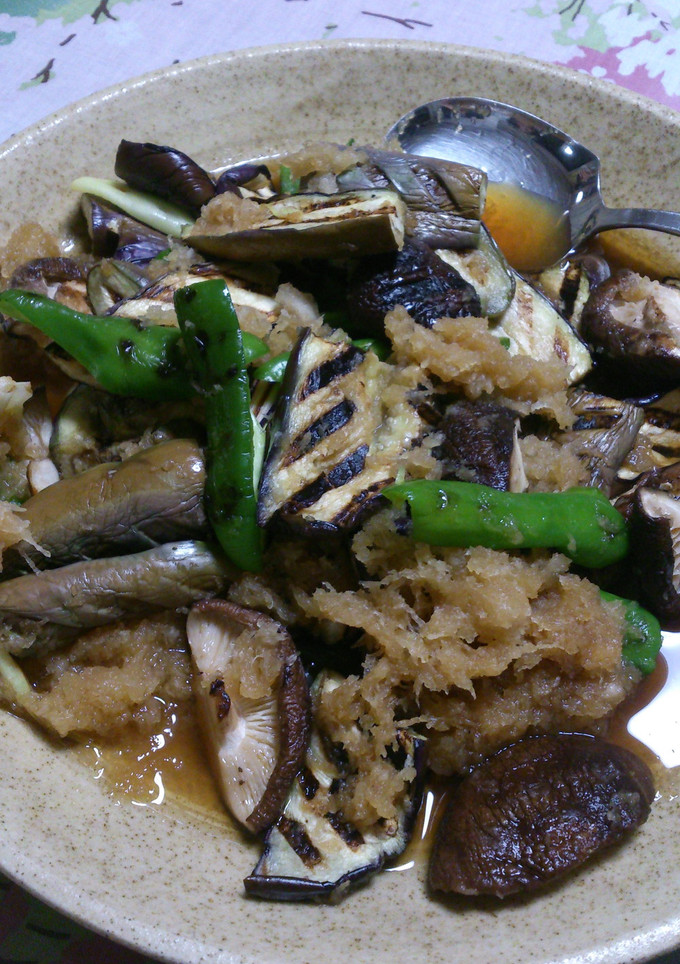ダイエットにも★焼き野菜のみぞれ和え-レシピのメイン写真