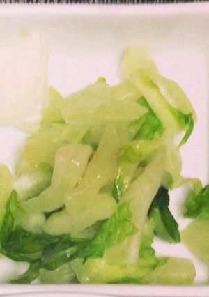 超簡単！白菜の芯〜ごま油かけ-レシピのメイン写真