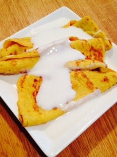 ニンジン&ヨーグルトクレープ-レシピのメイン写真