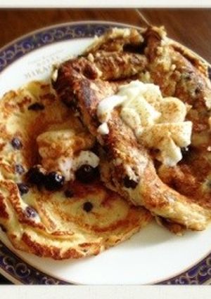 強力粉で！ヘルシーもちもちパンケーキ-レシピのメイン写真