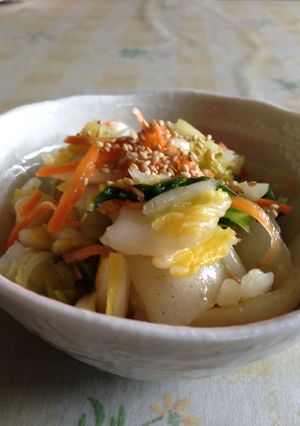 簡単美味しい白菜のつけものおつまみ-レシピのメイン写真
