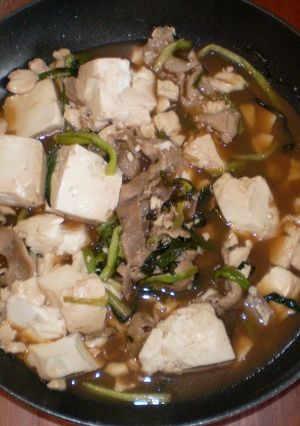 フライパンで肉豆腐-レシピのメイン写真
