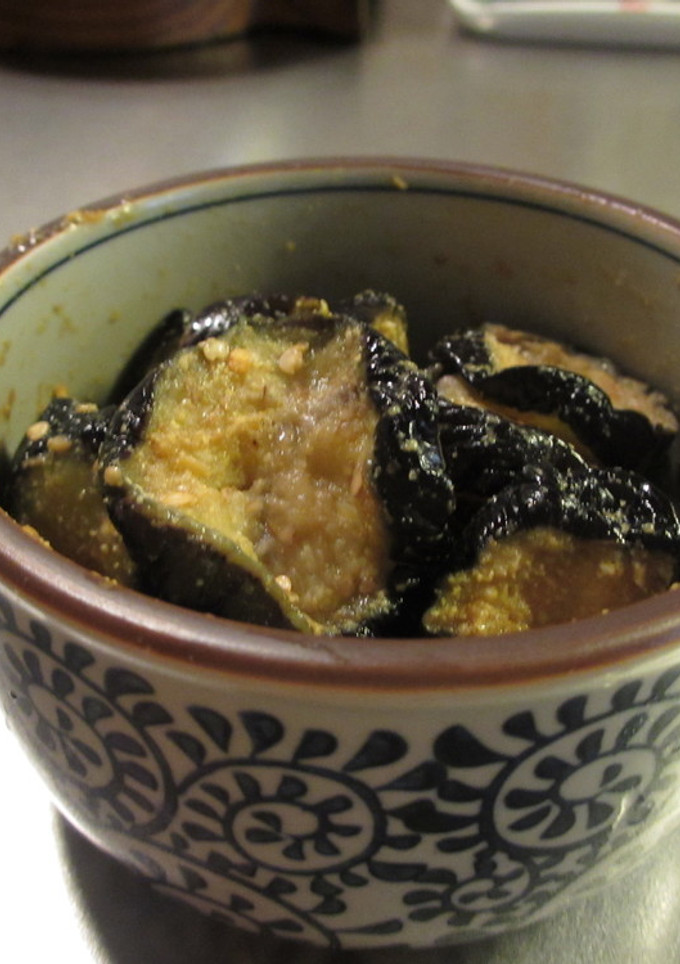 祖母の味を想い出す茄子のからし漬け-レシピのメイン写真