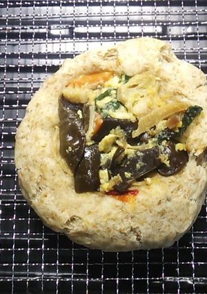 好きな具で全粒粉パン-レシピのメイン写真