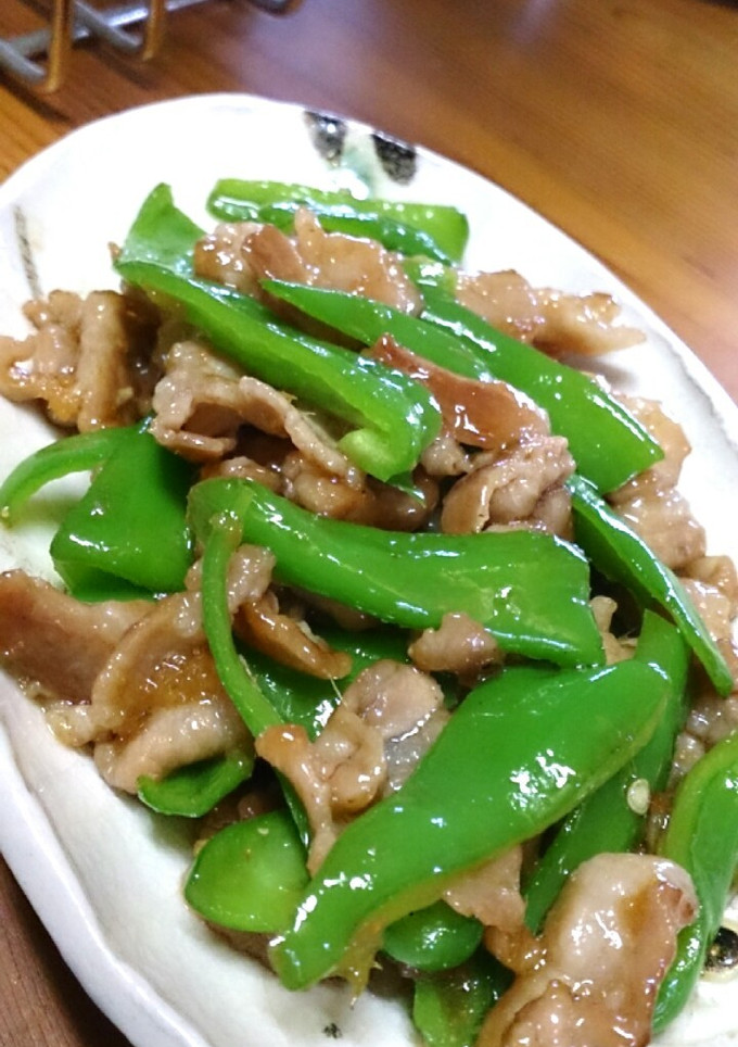 簡単☆ピーマンと豚肉のしょうが焼き-レシピのメイン写真
