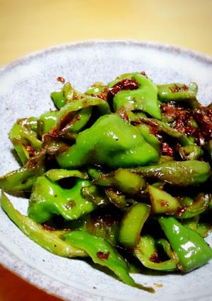 万願寺とうがらしの醤油炒め-レシピのメイン写真