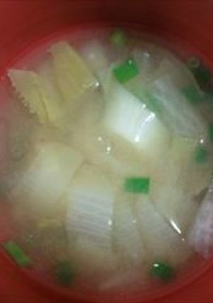 チコリと大根の味噌汁-レシピのメイン写真