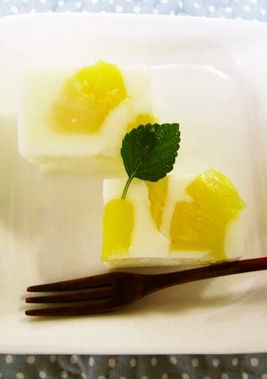 パイン缶de牛乳寒天♪-レシピのメイン写真
