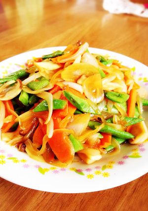 モロッコインゲン入り 野菜炒め-レシピのメイン写真