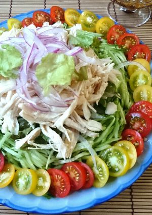暑い日☆鶏むね肉でしっとり柔らか棒々鶏★-レシピのメイン写真