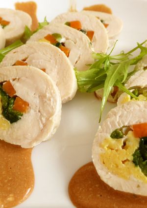 さっぱりヘルシー！鶏胸肉の三色ロール。 by あやち 【クックパッド】 簡単おいしいみんなのレシピが392万品