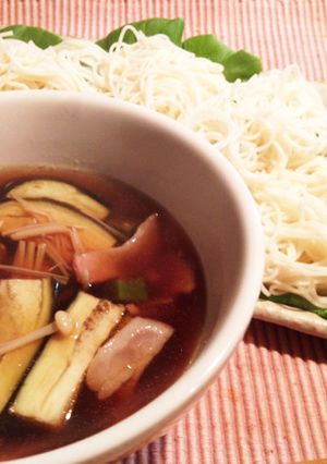 夏野菜のあったか洋風そうめん-レシピのメイン写真