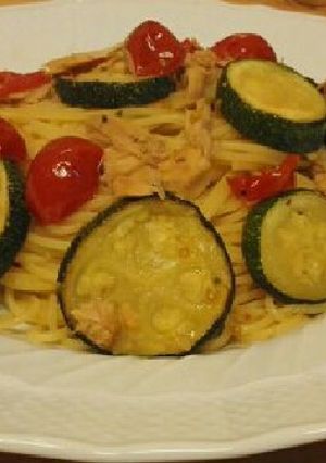 ズッキーニとツナのパスタ-レシピのメイン写真