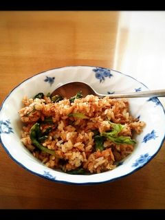 お昼ご飯に☆ツナマヨ梅チャーハン-レシピのメイン写真