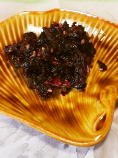 赤シソジュースのシソで爽やか梅シソ佃煮-レシピのメイン写真
