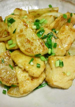 鶏むね肉の柑橘生姜炒め-レシピのメイン写真