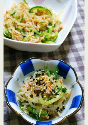 簡単☆さっぱり☆きゅうりともやしの酢の物-レシピのメイン写真