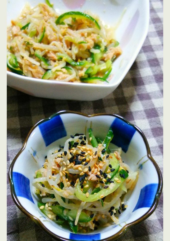 簡単☆さっぱり☆きゅうりともやしの酢の物-レシピのメイン写真