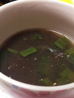 夏にぴったり!ねぎととろろと梅のスープ-レシピのメイン写真