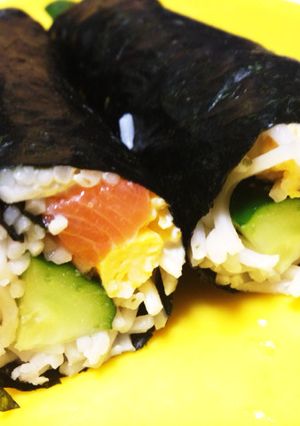 さっぱり!蕎麦の巻き寿司-レシピのメイン写真