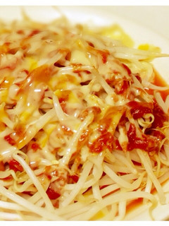 レンジで簡単もやし☆ピザ味⁈-レシピのメイン写真