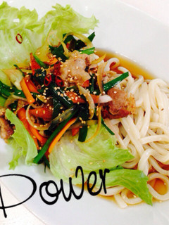 スタミナ☆冷やしうどん!夏バテ解消☆!-レシピのメイン写真