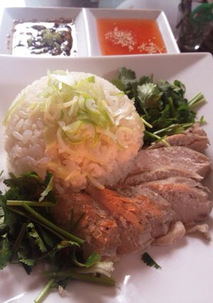 炊飯器で簡単☆カオマンガイ-レシピのメイン写真