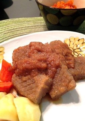 こんにゃくステーキ☆オニオンソース-レシピのメイン写真