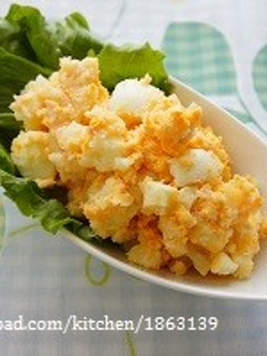 お弁当にも♡炊飯器で簡単めんたいもサラダ-レシピのメイン写真