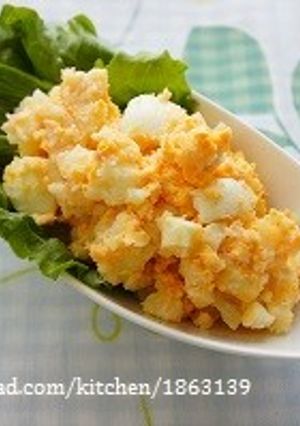 お弁当にも♡炊飯器で簡単めんたいもサラダ-レシピのメイン写真
